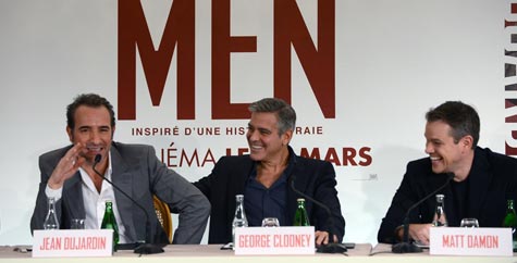 งานเปิดตัวหนัง งานพรีเมียร์ The Monuments Men ณ กรุงปารีส