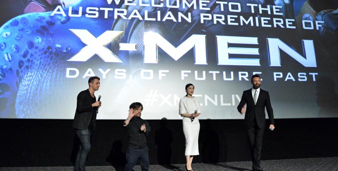 งานเปิดตัวหนัง พรีเมียร์ X-Men: Days of Future Past ที่เมลเบิร์น