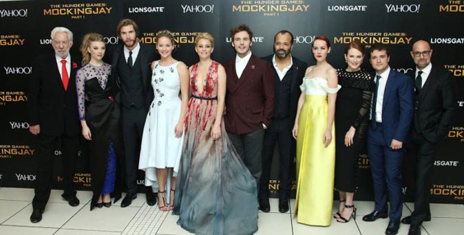 งานเปิดตัวหนัง The Hunger Games: Mockingjay - Part 1 World Premiere