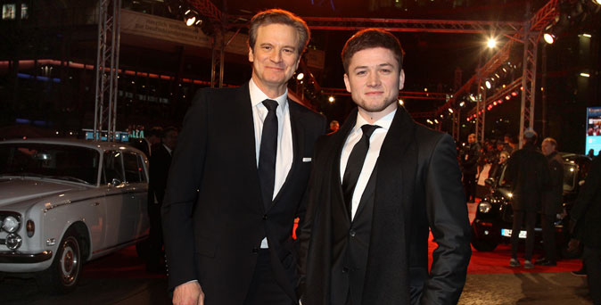 งานเปิดตัวหนัง งานพรีเมียร์ Kingsman: The Secret Service ที่กรุงเบอร์ลิน ประเทศเยอรมัน 