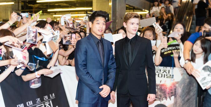 งานเปิดตัวหนัง งานเปิดตัวหนัง Maze Runner: The Scorch Trials ที่ เกาหลี