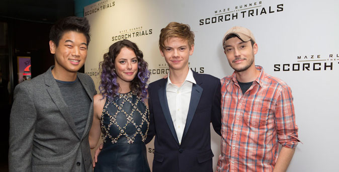 งานเปิดตัวหนัง งานเปิตัวหนัง Maze Runner: The Scorch Trials - Screening London