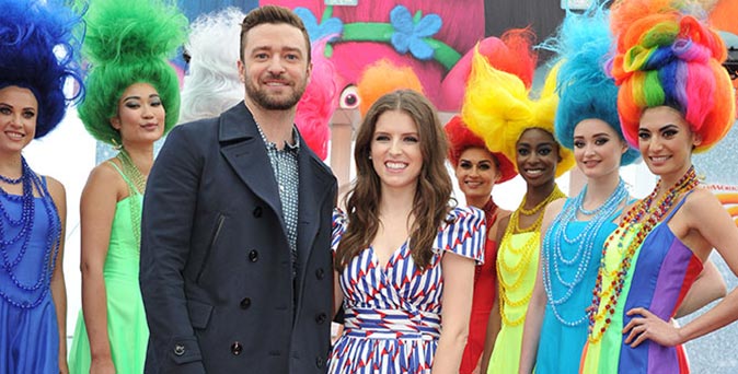 งานเปิดตัวหนัง Trolls เดินสายโปรโมทในงาน Cannes Film Festival 2016