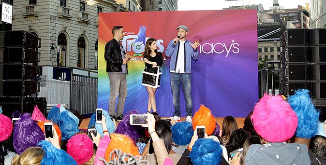 งานเปิดตัวหนัง งาน Macy's Celebrates Trolls ที่นิวยอร์ก