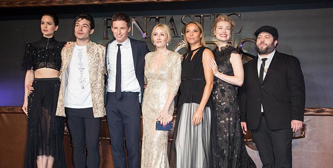 งานเปิดตัวหนัง งาน Fantastic Beasts and Where To Find Them - European premiere