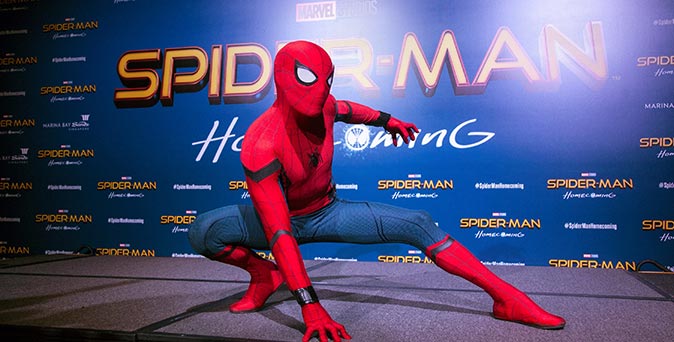 งานเปิดตัวหนัง ทอม ฮอลแลนด์ บินตรงร่วมงาน Spider-Man: Homecoming International junket in Singapore