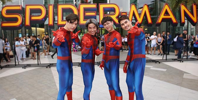 งานเปิดตัวหนัง โซนี่ ไทยแลนด์ จัดใหญ่ ใส่หนัก วันรวมพลคนรัก สไปเดอร์แมน