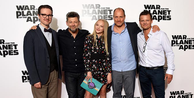 งานเปิดตัวหนัง ทีมผู้กำกับและนักแสดงจาก War for the Planet of the Apes บุกลอนดอน!!