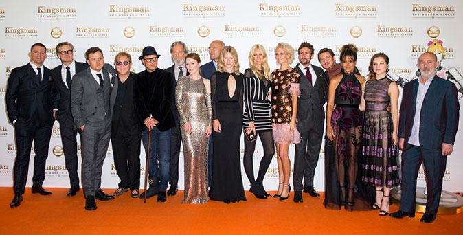 งานเปิดตัวหนัง ทัพนักแสดงจาก Kingsman: The Golden Circle ตบเท้าร่วมเดินพรมแดงงานเวิลด์พรีเมียร์สุดยิ่งใหญ่