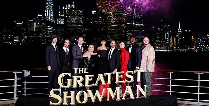 งานเปิดตัวหนัง ครั้งแรกบนเรือสำราญสุดหรู The Greatest Showman เปิดตัวรอบปฐมทัศน์ยิ่งใหญ่อลังการ