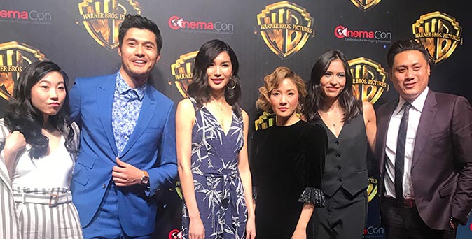 งานเปิดตัวหนัง ผู้กำกับและนักแสดงจาก Crazy Rich Asians ร่วมงาน CinemaCon 2018 ณ ลาสเวกัส