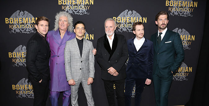 งานเปิดตัวหนัง ภาพยนตร์ชีวประวัติเรื่องเยี่ยม Bohemian Rhapsody เปิดตัวยิ่งใหญ่อีกครั้งที่นิวยอร์ก