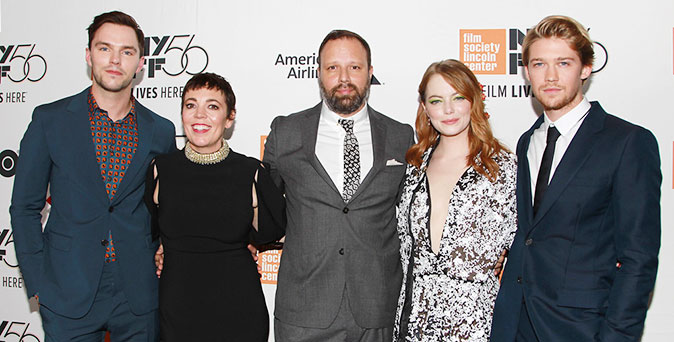งานเปิดตัวหนัง ทีมนักแสดงหนังชีวประวัติ The Favourite เปิดตัวรอบกาล่าพรีเมียร์ ที่ 56th New York Film Festival