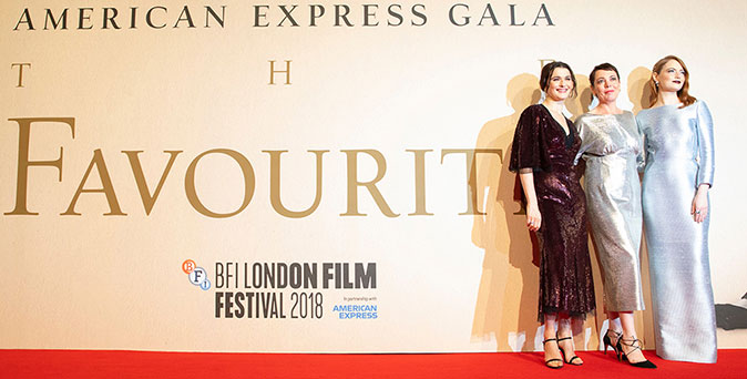 งานเปิดตัวหนัง เอมม่า สโตน นำทีมนักแสดงเปิดตัวหนัง The Favourite - UK Premiere 