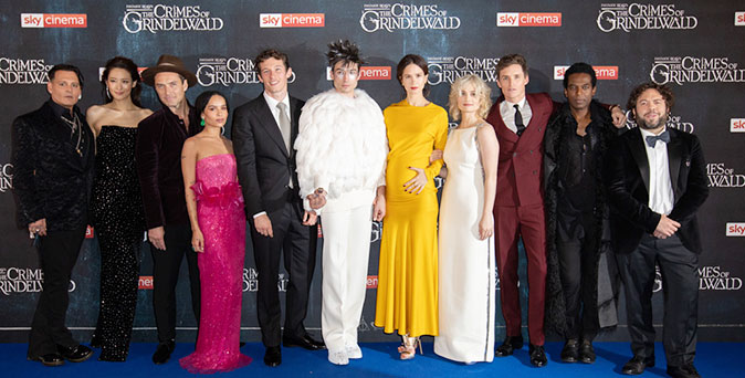 งานเปิดตัวหนัง Fantastic Beasts: The Crimes of Grindelwald เปิดตัวยิ่งใหญ่อีกครั้ง ที่กรุงลอนดอน ประเทศอังกฤษ